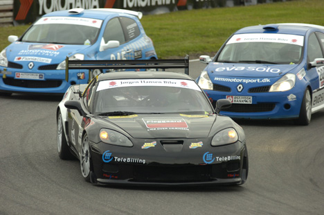 Ved langdistancepremieren på Padborg Park vil man kunne opleve mange forskellige racerbiler i kamp, heriblandt denne Corvette Z06.